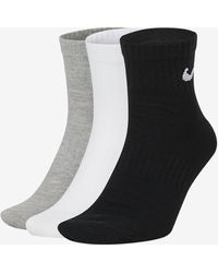 Nike Everyday Plus Lightweight Training Ankle Socks (3 Pairs) for Men | Lyst
