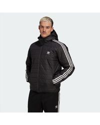 adidas Originals Reversible Hooded Down Puffer Jacket In Black Dh5003 for Men Lyst