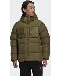 adidas Originals Reversible Hooded Down Puffer Jacket In Black Dh5003 for  Men | Lyst
