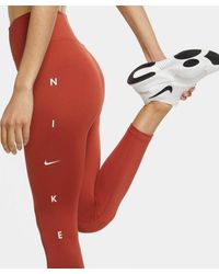Nike Dri-fit One Leggings - Red