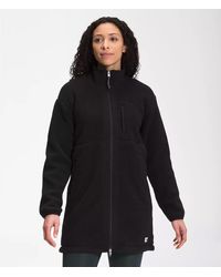 The North Face Synthetic Long Metallic Puffer Coat | Lyst