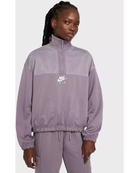 Nike Sportswear Air Quarter Zip Crewneck - Purple
