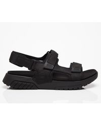 Timberland Granite Trail T Back Sandals in Black for Men | Lyst