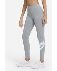 Nike Sportswear Essential High-rise Leggings - Gray