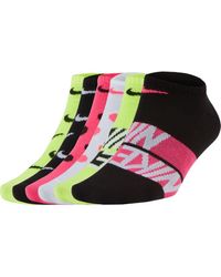 Nike Everyday Lightweight No Show Socks ( 6 Pairs) - Multicolour