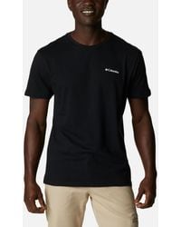 Columbia Logo Ss Lifestyle T-shirt - Black