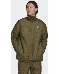 adidas Originals Adicolor Classics Quilted Archive Jacket - Focus Olive in  Green for Men - Save 13% | Lyst