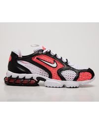 Nike Air Zoom Spiridon Cage 2 Metallic Faux Leather-trimmed Mesh Sneakers |  Lyst