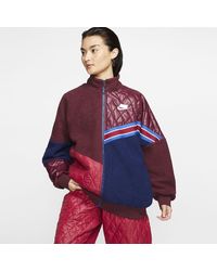 Nike Wmns Sportswear Sports Pack Full-zip Sherpa Track Jacket - Multicolor