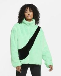Nike Sportswear Faux Fur Jacket - Green