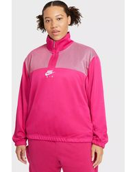 Nike Sportswear Air Quarter Zip Crewneck - Pink