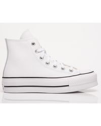 Converse Canvas Chuck Taylor All Star Lift Ripple High Top Women's Shoe in  White | Lyst
