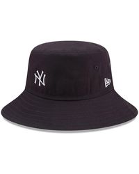 KTZ New York Yankees Tapered Bucket Cap - Black