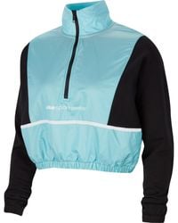 Nike Sportswear 1/4 Zip Windbreaker Jacket - Blue