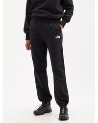 red north face joggers