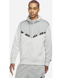 Nike Sportswear Full-zip Hoodie - Gray