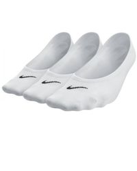 Nike Lightweight 3-pack Of Liner Socks - White