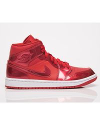 Nike Air 1 Mid Se Pomegranate - Red