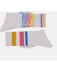 New Balance Essentials Celebrate Legacy Crew Socks (2 Pairs) - Multicolour
