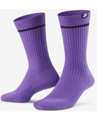 níquel Obligar A nueve Purple Nike Socks for Men | Lyst