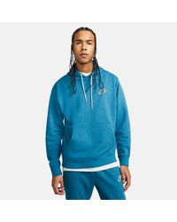 Nike Sportswear Fleece Pullover Hoodie - Blue