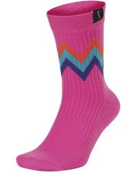 Pink Nike Socks for Men | Lyst