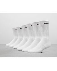 Nike - 6-pack Everyday Cushioned Training Crew Socks - Lyst