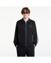 Fred Perry - Sweatshirt Tipped Tape Track Jacket - Lyst