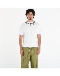 Palm Angels - Magietta Pam Anges Neck Ogo Reg Tee Off/ Back - Lyst