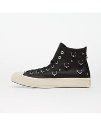 Converse - Baskets chuck 70 hi black/ silver/ egret eur 36.5 - Lyst