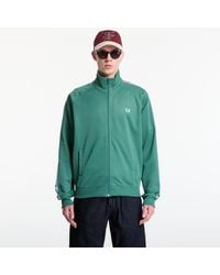 Fred Perry - Sweatshirt Contrast Tape Track Jacket - Lyst