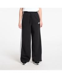 adidas Originals - Jogginghosen Adidas 3-Stripes Fleece Wide Pant - Lyst