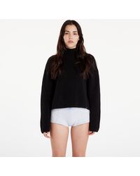 Calvin Klein - Pullover Jeans Chunky Loose High Neck Sweater - Lyst