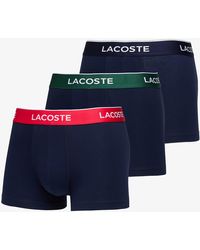Lacoste - 3-Pack Casual Cotton Stretch Boxers - Lyst