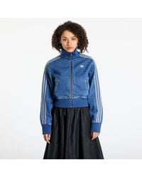 adidas Originals - Jas Adidas Adicolor Denim Track Top/ Denim - Lyst
