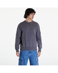 Calvin Klein - Jeans Washed Cotton Badge Sweatshirt - Lyst