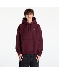 Nike - Sweatshirt Solo Swoosh Pullover Hoodie Burgundy Crush/ Burgundy Crush - Lyst