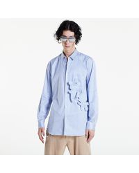 Comme des Garçons - Striped Shirt Woven White / Blue - Lyst