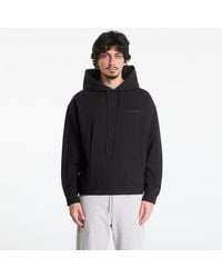 Post Archive Faction PAF Logo-Detail Hoodie in Black for Men | Lyst