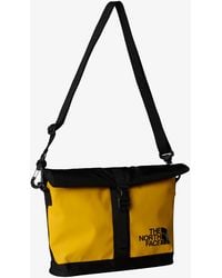 The North Face - Base camp shoulder bag summit gold/ tnf black 4 l - Lyst