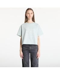 Calvin Klein - T-Shirt Jeans Ss Cropped Boxy Grap Tee - Lyst