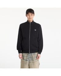 Fred Perry - Felpa Zip Through Sweatshirt - Lyst