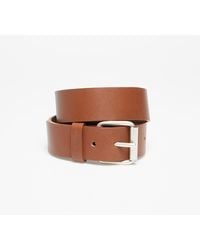 Carhartt - Gürtel script belt cognac/ silver l - Lyst