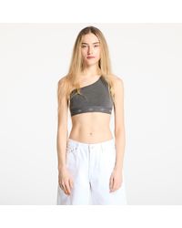 adidas Originals - Top Adidas Ribbed One Shoulder Top - Lyst