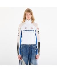 adidas Originals - Top Adidas Teamgeist Slim Full Zip Long-Sleeve Top - Lyst