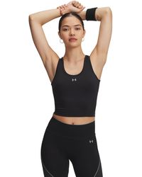 Under Armour - Vanish Seamless Damestanktop Zwart Staal Staal - Lyst