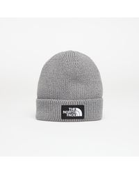 The North Face - Tnf Logo Box Cuffed Beanie - Lyst