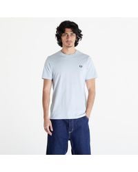 Fred Perry - Crew Neck T-shirt Lgice/ Midnight - Lyst