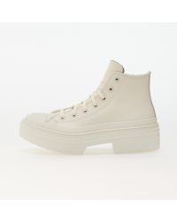 Converse - Lugged Heel Leather Platform Sneakers - Lyst