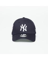 KTZ - New York Yankees Team Side Patch 9forty Adjustable Cap Navy/ Optic White - Lyst